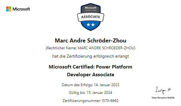 Certification Details